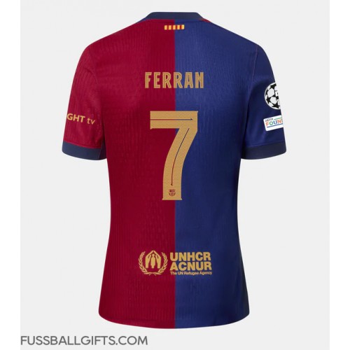 Barcelona Ferran Torres #7 Fußballbekleidung Heimtrikot 2024-25 Kurzarm